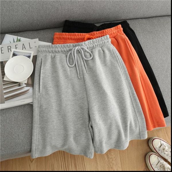 women short sweat shorts for summer elastic high waist casual sportswear ladies fashion bottoms soft cotton plus size, White;black
women short sweat shorts for summer elastic high waist casual sportswear ladies fashion bottoms soft cotton plus size, White;black