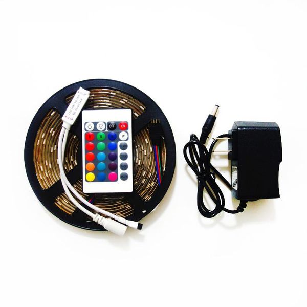 strips 5m rgb 30led/m 150led ip65 waterproof / non-waterproof led strip light + mini 24key ir controller 3a power supply
strips 5m rgb 30led/m 150led ip65 waterproof / non-waterproof led strip light + mini 24key ir controller 3a power supply