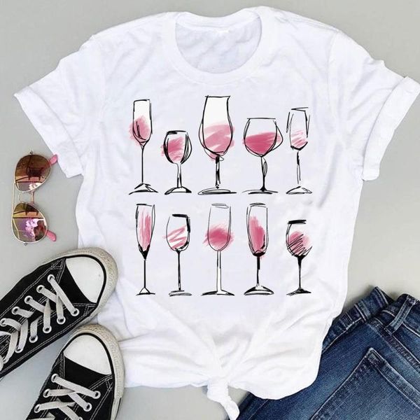 women's t-shirt women 90s wine kawaii travel fashion cartoon lady graphic summer short sleeve print female clothes tees tshirt, White
women's t-shirt women 90s wine kawaii travel fashion cartoon lady graphic summer short sleeve print female clothes tees tshirt, White