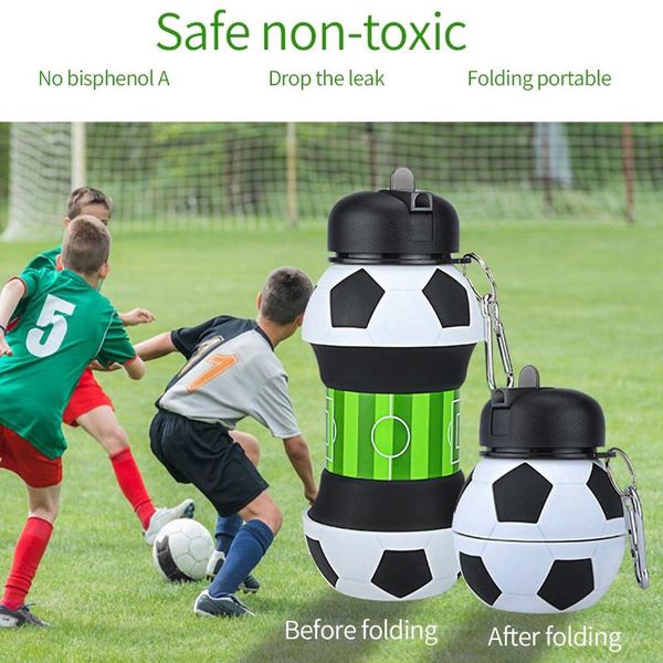 football sports water bottle foldable travel bottles with silicone for camping hiking
football sports water bottle foldable travel bottles with silicone for camping hiking