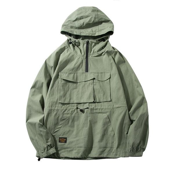 couple tooling hooded jacket multi-pocket men and women pullover sports jackets sweater baseball uniform windbreaker men's, Black;brown
couple tooling hooded jacket multi-pocket men and women pullover sports jackets sweater baseball uniform windbreaker men's, Black;brown