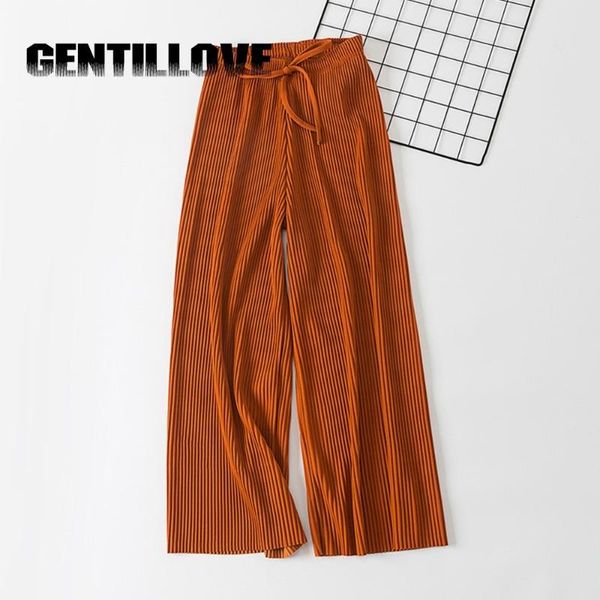 women's pants & capris caprisou pleated chiffon wide leg female summer high waist long students casual solid color elastic for women, Black;white
women's pants & capris caprisou pleated chiffon wide leg female summer high waist long students casual solid color elastic for women, Black;white