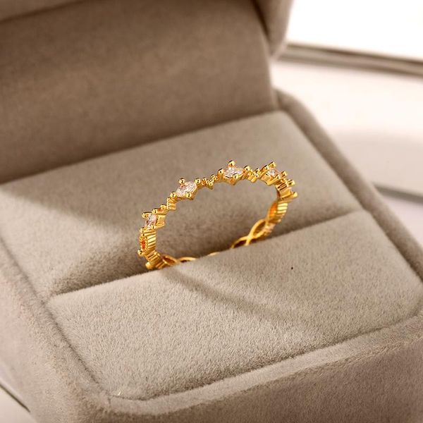 wedding rings trendy simple zircon for women gold charming couple ring gothic accessories jewelry gift anillos mujer, Slivery;golden
wedding rings trendy simple zircon for women gold charming couple ring gothic accessories jewelry gift anillos mujer, Slivery;golden