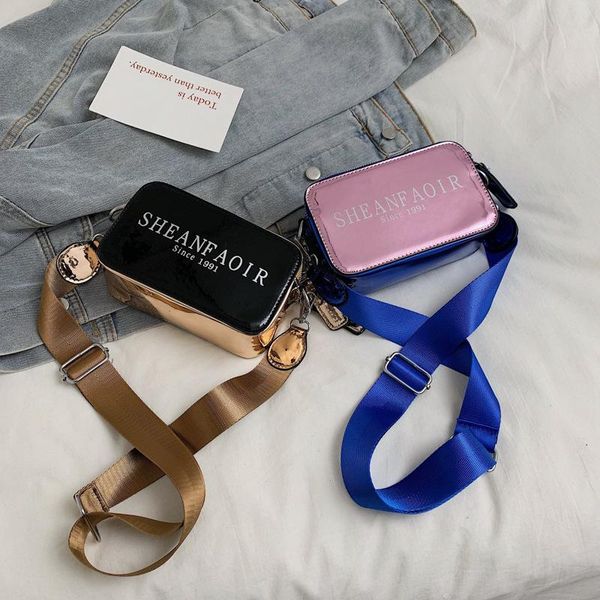 evening bags ins fashion disco bag camera female 2021 autumn laser small square wide shoulder strap crossbody
evening bags ins fashion disco bag camera female 2021 autumn laser small square wide shoulder strap crossbody
