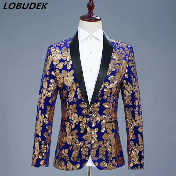 men's jackets high-end men gold sequins jacket fashion slim blue black red formal blazer coat nightclub dj singer host performance stag, Black;brown
men's jackets high-end men gold sequins jacket fashion slim blue black red formal blazer coat nightclub dj singer host performance stag, Black;brown