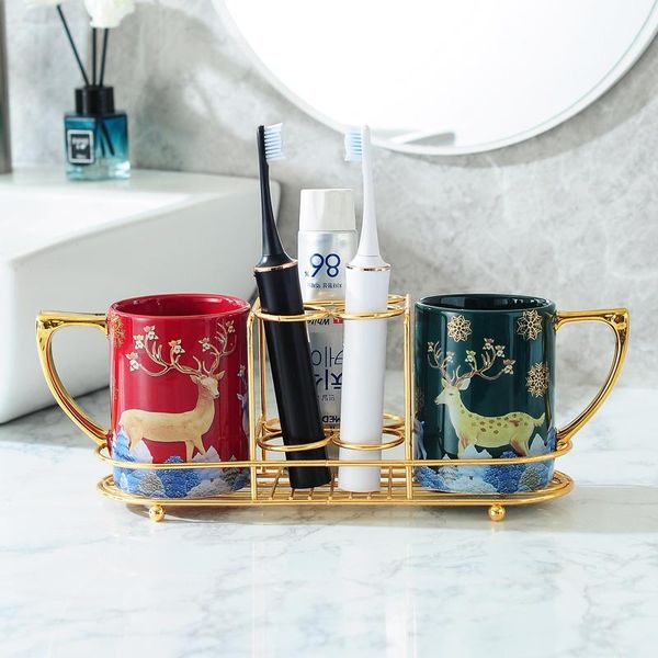 household ceramic mouthwash cup set bathroom wash couple toothbrush storage water el brushing cn(origin) bath accessory
household ceramic mouthwash cup set bathroom wash couple toothbrush storage water el brushing cn(origin) bath accessory