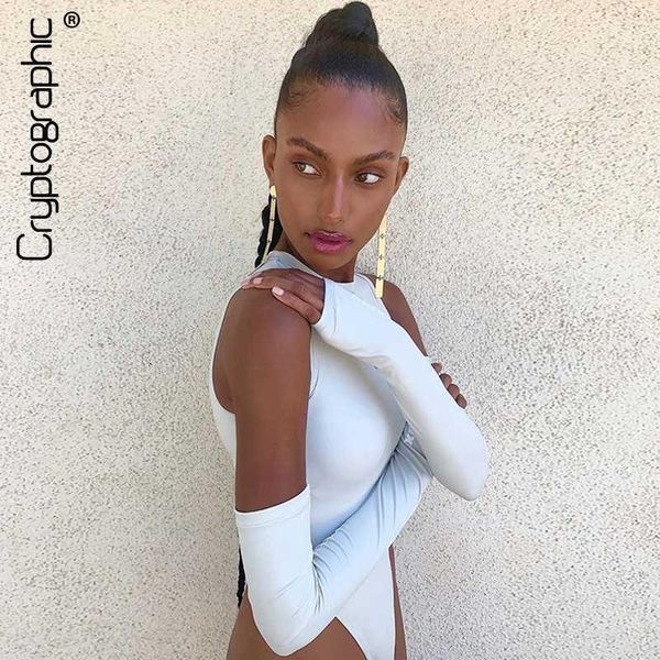 women's jumpsuits & rompers cryptographic solid white women bodysuits with sleeve skinny mock neck female bodysuit basic high cut body, Black;white
women's jumpsuits & rompers cryptographic solid white women bodysuits with sleeve skinny mock neck female bodysuit basic high cut body, Black;white