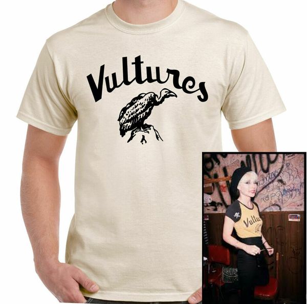 blondie t-shirt vultures as worn by mens deborah debbie harry, White;black 
blondie t-shirt vultures as worn by mens deborah debbie harry, White;black
