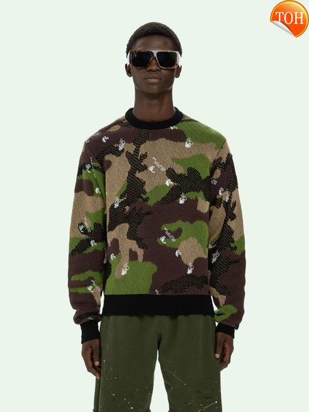 2021off white camouflage printed floral sweater loose long sleeve casual pullover sweater, Black
2021off white camouflage printed floral sweater loose long sleeve casual pullover sweater, Black