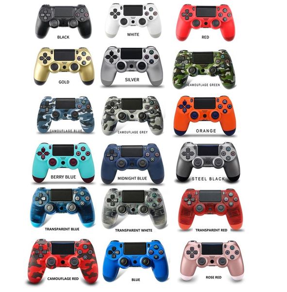 22 colors in stock wireless bluetooth controller for ps4 vibration joystick gamepad game controller for ps4 play station with retail box dhl
22 colors in stock wireless bluetooth controller for ps4 vibration joystick gamepad game controller for ps4 play station with retail box dhl