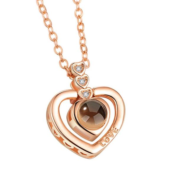 chains fashion heart jewelry lover necklace with 100 language i love you stainless steel pendant valentine day gift necklaces for women, Silver
chains fashion heart jewelry lover necklace with 100 language i love you stainless steel pendant valentine day gift necklaces for women, Silver