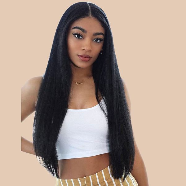 beautiful long straight synthetic hair wig middle part for women's daily life cosplay, Black
beautiful long straight synthetic hair wig middle part for women's daily life cosplay, Black