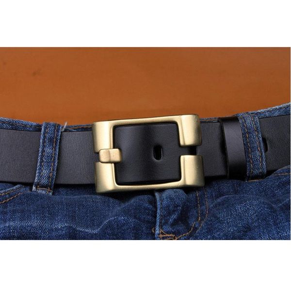 belts men's casual pure leather wide pin buckle retro belt italian genuine jeans, Black;brown
belts men's casual pure leather wide pin buckle retro belt italian genuine jeans, Black;brown