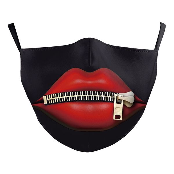 high-quality masks printed new mouth pattern series cotton adjustable ear band mask 
high-quality masks printed new mouth pattern series cotton adjustable ear band mask