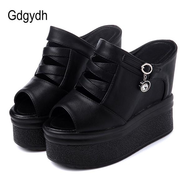 gdgydh crystal women's sandals peep toe platform wedge casual shoes female solid classics black leather summer street
gdgydh crystal women's sandals peep toe platform wedge casual shoes female solid classics black leather summer street
