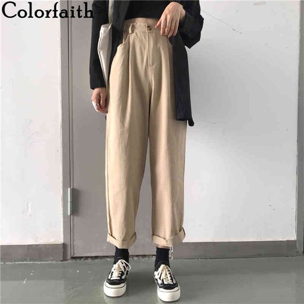 colorfaith new spring autumn women pants cargo high waist straight pockets oversize wide leg ankle-length trousers p8316 210413, Black;white
colorfaith new spring autumn women pants cargo high waist straight pockets oversize wide leg ankle-length trousers p8316 210413, Black;white