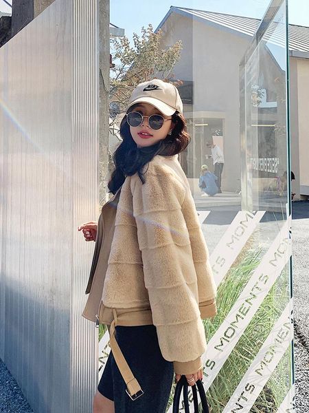 women's fur & faux women 2021 winter fashion casual loose imitation mink jacket female solid color thick warm pocket coats outerwear c6, Black
women's fur & faux women 2021 winter fashion casual loose imitation mink jacket female solid color thick warm pocket coats outerwear c6, Black