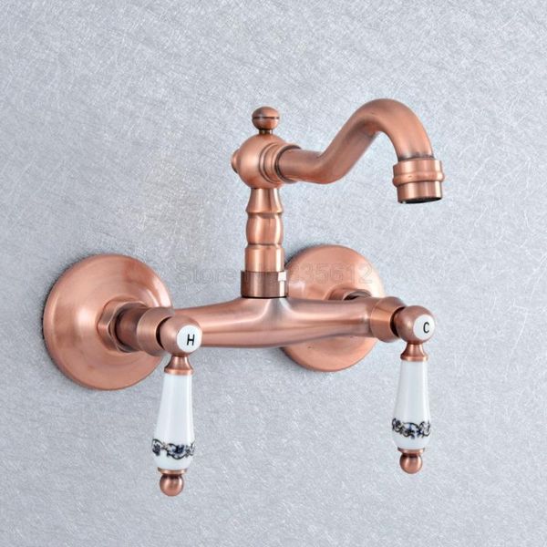 antique red copper bathroom kitchen sink faucet mixer tap swivel spout wall mounted double handles tsf893 faucets1
antique red copper bathroom kitchen sink faucet mixer tap swivel spout wall mounted double handles tsf893 faucets1