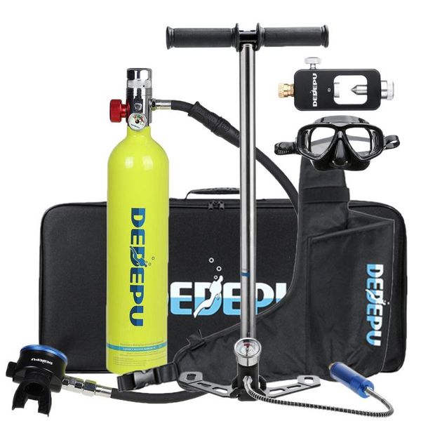 mini scuba diving tank 1l oxygen cylinder air hand pump for snorkeling breath equipment metal breathing valve accessories
mini scuba diving tank 1l oxygen cylinder air hand pump for snorkeling breath equipment metal breathing valve accessories
