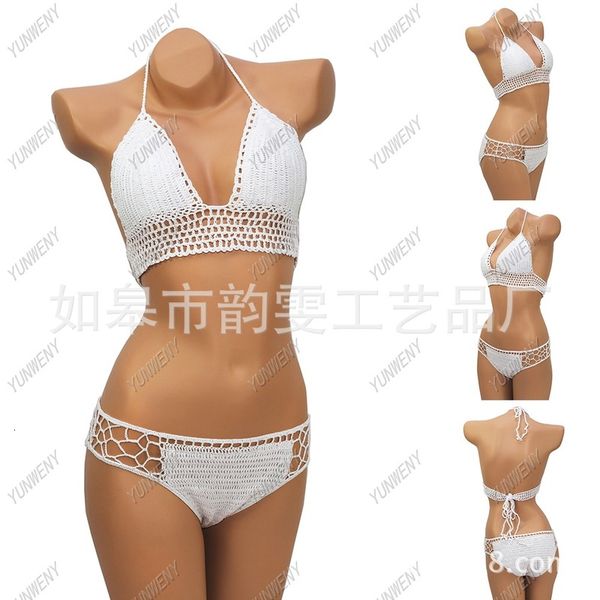 yunweny novice hollow out pure cotton women's hook knitting feeling beach backless bikini, White;black
yunweny novice hollow out pure cotton women's hook knitting feeling beach backless bikini, White;black
