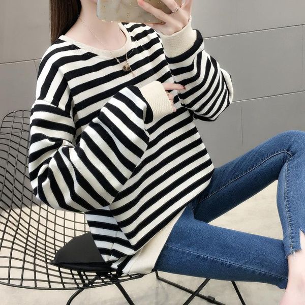 women's hoodies & sweatshirts autumn casual striped o-neck stripe pullover loose women long sleeve oversize jumper hip hop streetwear, Black
women's hoodies & sweatshirts autumn casual striped o-neck stripe pullover loose women long sleeve oversize jumper hip hop streetwear, Black