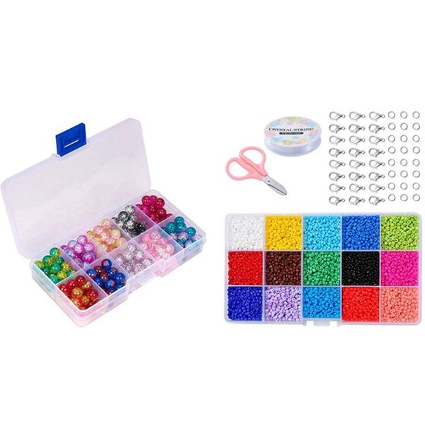 other 1 box transparent cracked glazed glass beads & set 15 colors seed charm small jewelry crystal
other 1 box transparent cracked glazed glass beads & set 15 colors seed charm small jewelry crystal