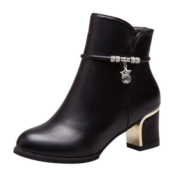 boots sagace women's ankle classic wedge heel square leather surface with high-heeled bare listing, Black
boots sagace women's ankle classic wedge heel square leather surface with high-heeled bare listing, Black