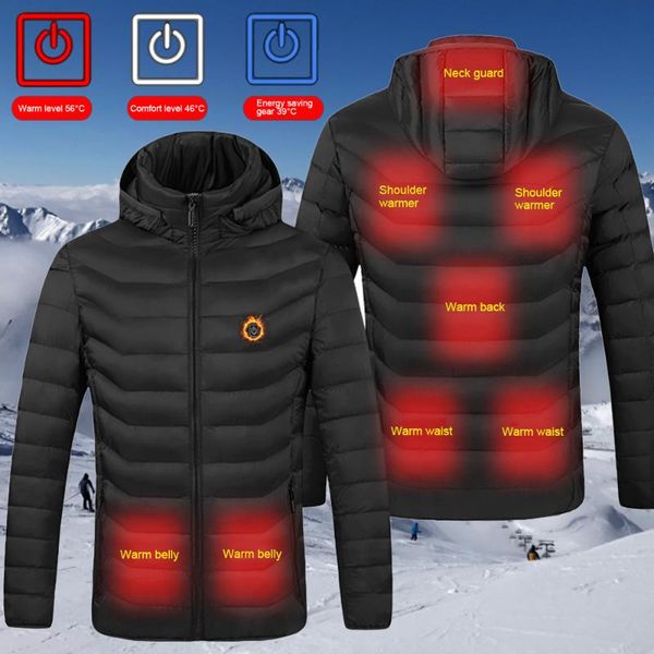 men women heated jackets outdoor vest coat usb electric battery long sleeves heating hooded warm winter thermal clothing women's down &, Black
men women heated jackets outdoor vest coat usb electric battery long sleeves heating hooded warm winter thermal clothing women's down &, Black