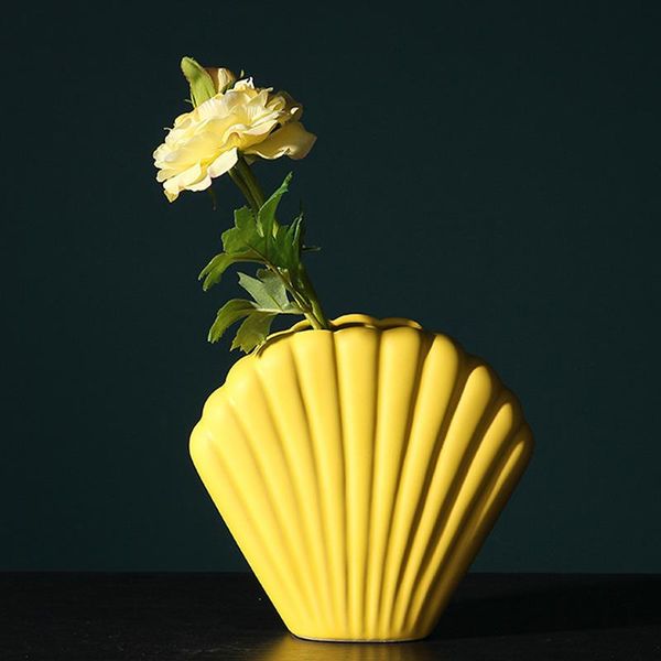 vases nordic style art seashell shape vase creative ceramic contracted model room soft decoration living home ornaments lc
vases nordic style art seashell shape vase creative ceramic contracted model room soft decoration living home ornaments lc
