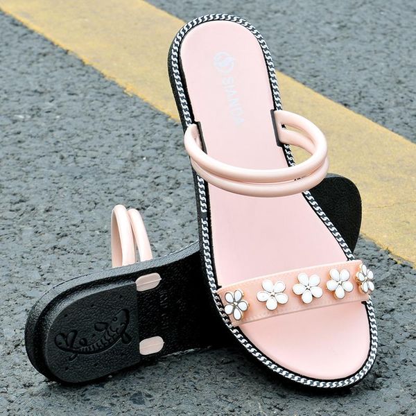 slippers summer beach women shoes flip flops slides solid floral rivet sandals female holiday woman plus size, Black
slippers summer beach women shoes flip flops slides solid floral rivet sandals female holiday woman plus size, Black