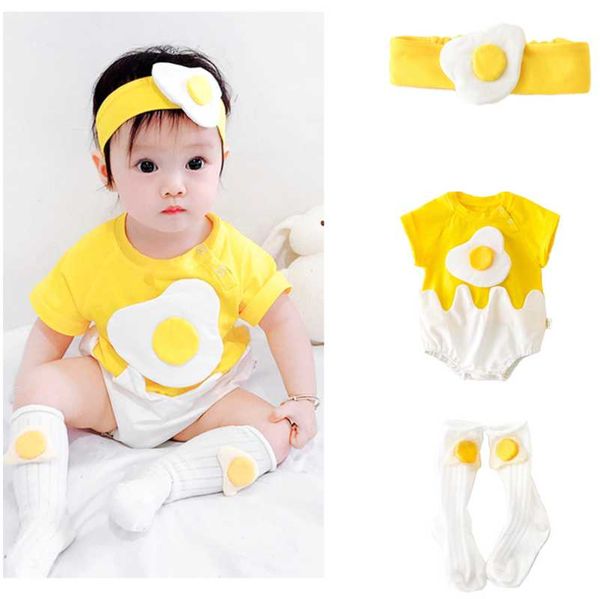 rompers born baby cartoon cute eggs infant toddler jumpsuit cotton girls boys clothes outfits hair band socks, Blue
rompers born baby cartoon cute eggs infant toddler jumpsuit cotton girls boys clothes outfits hair band socks, Blue