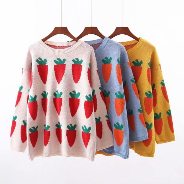 women's sweaters cartoon pattern lazy wind round neck female long-sleeved loose elastic knit bottoming pullover women spring xzkc, White;black
women's sweaters cartoon pattern lazy wind round neck female long-sleeved loose elastic knit bottoming pullover women spring xzkc, White;black