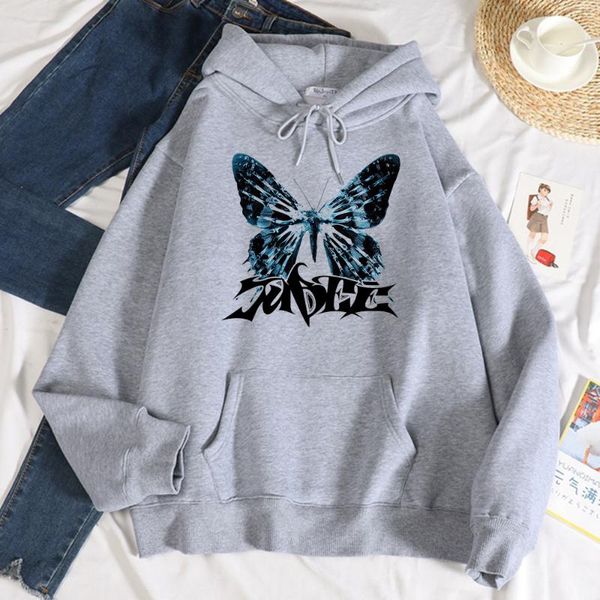 women's hoodies & sweatshirts blue beautiful butterfly print female vintage casual hoodie autumn loose hoody simple pullover male, Black
women's hoodies & sweatshirts blue beautiful butterfly print female vintage casual hoodie autumn loose hoody simple pullover male, Black