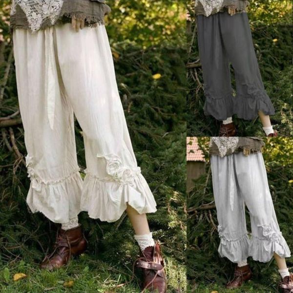women's loose wide-leg pants summer cotton linen calf-length solid color casual lugentolo & capris, Black;white
women's loose wide-leg pants summer cotton linen calf-length solid color casual lugentolo & capris, Black;white
