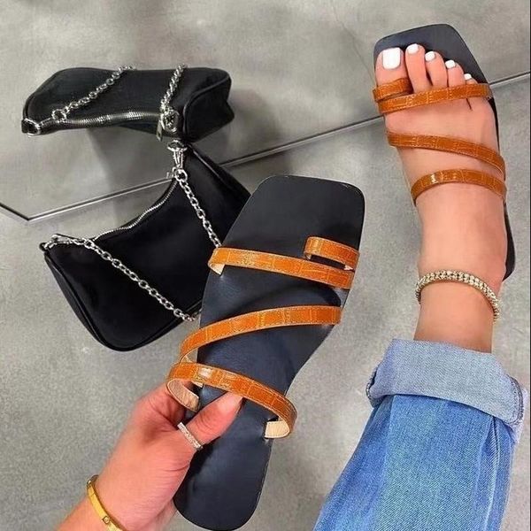 slippers 2021 women's open toe shoes transparent summer women sandals comfortable flat plus size, Black
slippers 2021 women's open toe shoes transparent summer women sandals comfortable flat plus size, Black