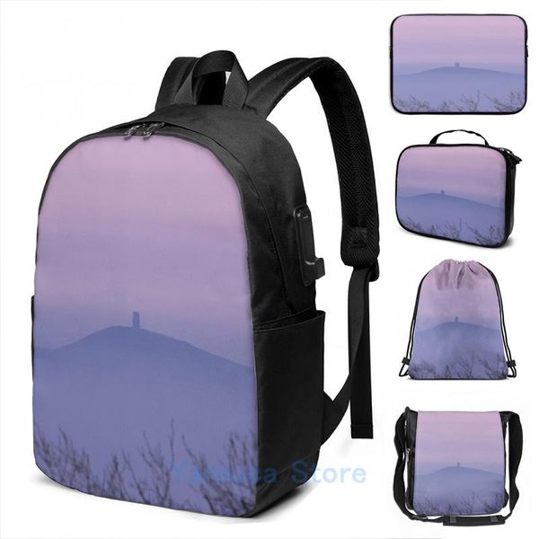 backpack funny graphic print glastonbury tor in winter usb charge men school bags women bag travel laptop
backpack funny graphic print glastonbury tor in winter usb charge men school bags women bag travel laptop