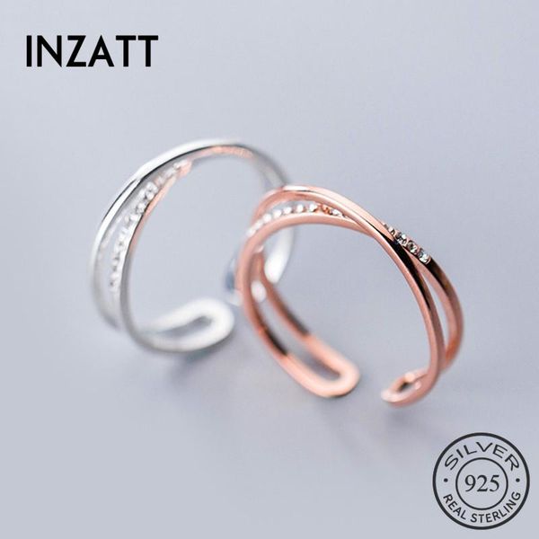 cluster rings inzareal 925 sterling silver geometric line opening ring for fashion women party fine jewelry minimalist accessories gift, Golden;silver
cluster rings inzareal 925 sterling silver geometric line opening ring for fashion women party fine jewelry minimalist accessories gift, Golden;silver