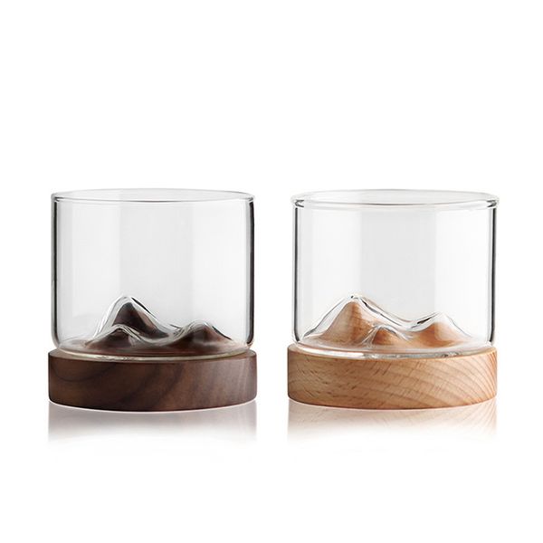 whiskey glass creative small beer glasses with mountain wooden base household japanese style heat resistant tea mug vodka wine cup bar club
whiskey glass creative small beer glasses with mountain wooden base household japanese style heat resistant tea mug vodka wine cup bar club