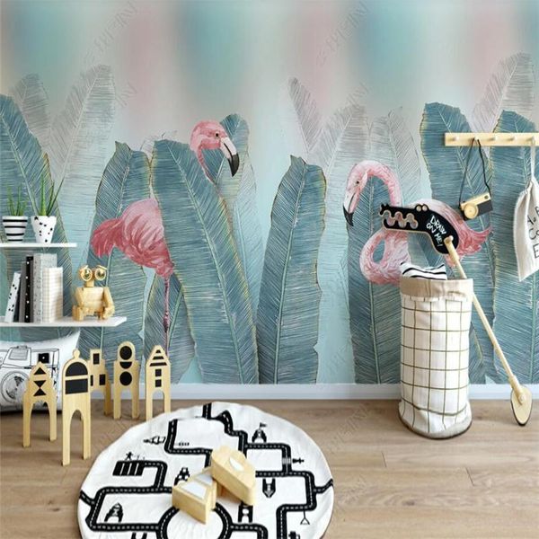 wallpapers custom size nordic fresh tropical plant leaves home decor mural watercolor flamingo 3d po wall paper bedroom
wallpapers custom size nordic fresh tropical plant leaves home decor mural watercolor flamingo 3d po wall paper bedroom
