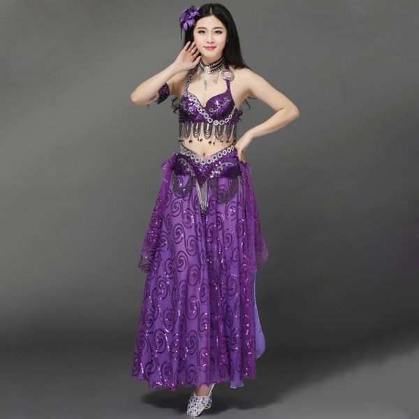 stage wear women dance clothes oriental style beaded outfit belly costume sequins bra belt skirt 3pcs set, Black;red
stage wear women dance clothes oriental style beaded outfit belly costume sequins bra belt skirt 3pcs set, Black;red