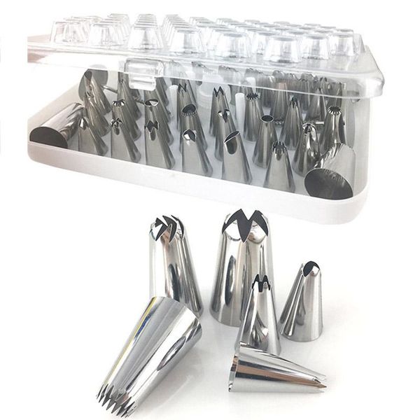 baking & pastry tools 52 pcs/set cake making icing piping nozzles mouth suit diy stainless steel converter portable storage box tool decorat
baking & pastry tools 52 pcs/set cake making icing piping nozzles mouth suit diy stainless steel converter portable storage box tool decorat
