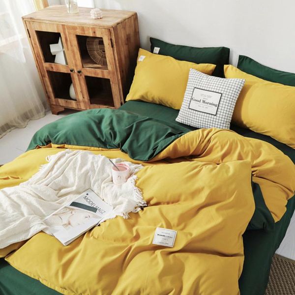 bedding sets simple solid color quilt covers fashion nordic style duvet cover 3/4pc set pillowcase single double king size
bedding sets simple solid color quilt covers fashion nordic style duvet cover 3/4pc set pillowcase single double king size