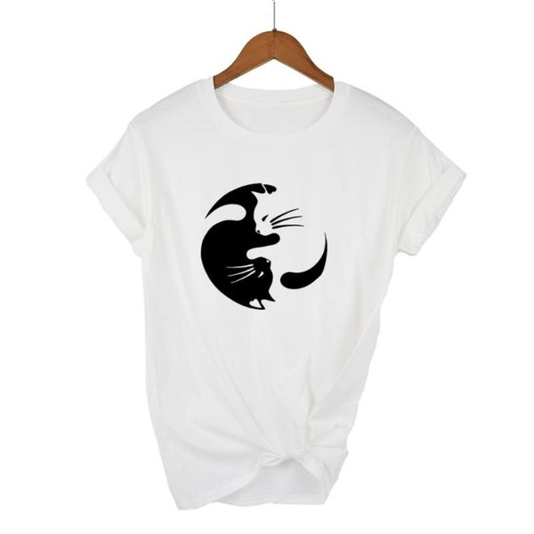 women's t-shirt yin yang cat lovers t shirt cartoon graphic tees women summer 2021 hipster fashion tshirt harajuku punk clothingyin ca, White
women's t-shirt yin yang cat lovers t shirt cartoon graphic tees women summer 2021 hipster fashion tshirt harajuku punk clothingyin ca, White