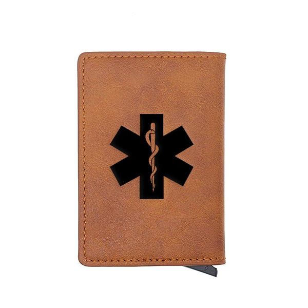 card holders emergency technician paramedic badge holder wallets men rfid trifold leather slim mini small money bag male purses, Brown;gray
card holders emergency technician paramedic badge holder wallets men rfid trifold leather slim mini small money bag male purses, Brown;gray