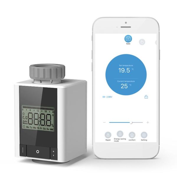 smart home control thermostatic radiator valve programmable app/voice window-opening anti ing indoor constant temperature controller
smart home control thermostatic radiator valve programmable app/voice window-opening anti ing indoor constant temperature controller