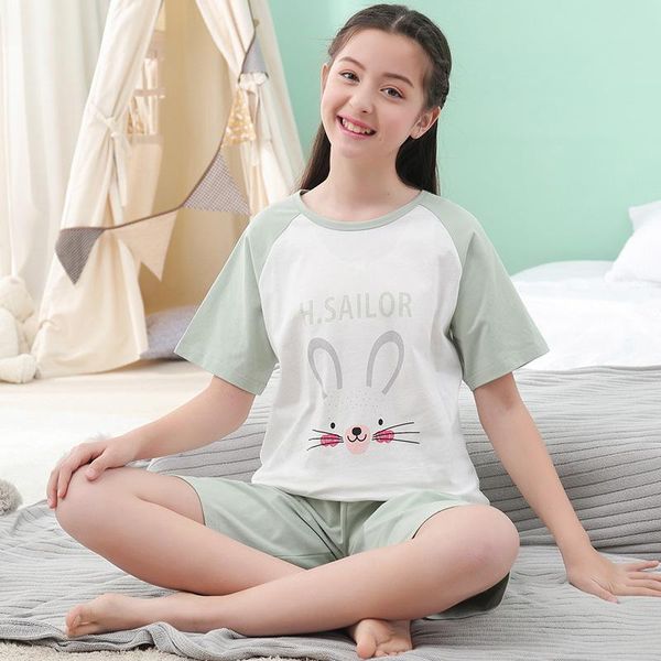 pajamas teens kids sets cotton boys sleepwear suit summer girls short sleeve pijamas +shorts 2pcs children clothing, Blue;red
pajamas teens kids sets cotton boys sleepwear suit summer girls short sleeve pijamas +shorts 2pcs children clothing, Blue;red