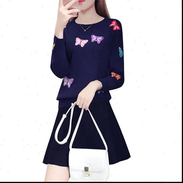 knitted pullover autumn fashion womens sweater o neck embroidery slim knitwear jumpers pull femme plus size, White;black
knitted pullover autumn fashion womens sweater o neck embroidery slim knitwear jumpers pull femme plus size, White;black