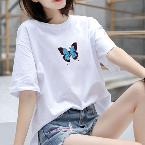 women casual t-shirts summer fashion female o-neck loose cotton short sleeve t-shirt pullover tees tshirt 3xl 210423, White
women casual t-shirts summer fashion female o-neck loose cotton short sleeve t-shirt pullover tees tshirt 3xl 210423, White