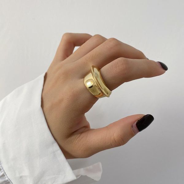 french style 925 sterling silver wide shape ring personality fashion jewelry gravity cluster rings, Golden;silver
french style 925 sterling silver wide shape ring personality fashion jewelry gravity cluster rings, Golden;silver