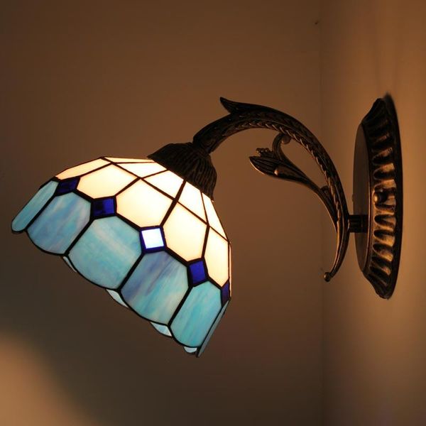 wall lamp vintage stained glass lampshade tiffany chrysanthemum lighting, sunflower warm sconce for aisle bedroom bedside
wall lamp vintage stained glass lampshade tiffany chrysanthemum lighting, sunflower warm sconce for aisle bedroom bedside